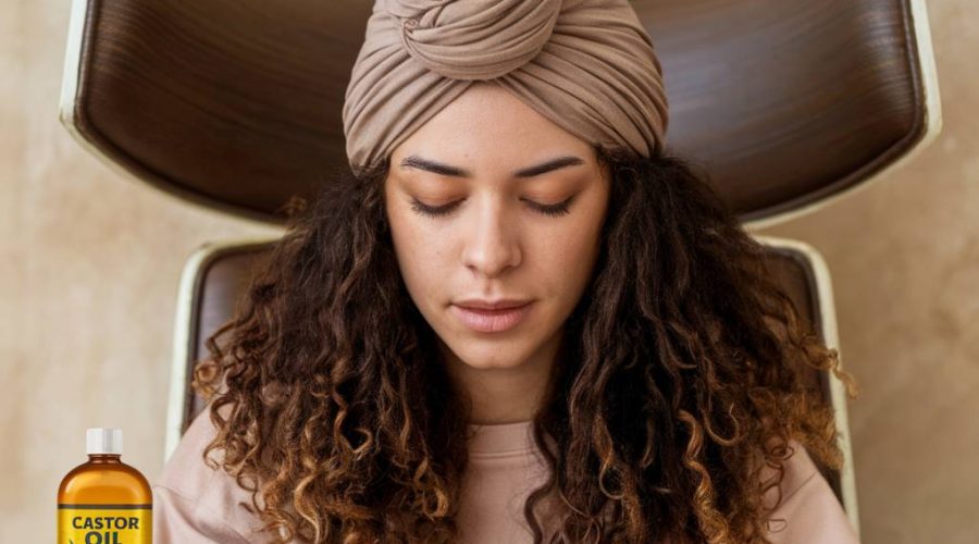 Huile de ricin et cheveux crépus : Une solution naturelle pour hydrater et définir les boucles.