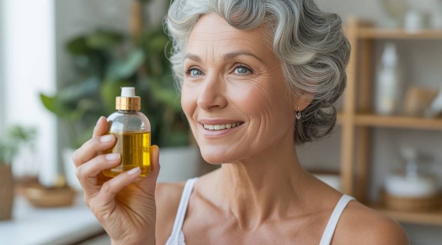 Huile de ricin et peau mature : un soin anti-âge naturel à adopter dès aujourd’hui