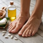 Huile de ricin et soins des pieds : un remède naturel contre les talons fendillés