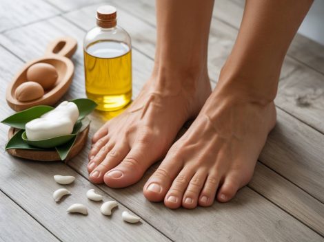Huile de ricin et soins des pieds : un remède naturel contre les talons fendillés