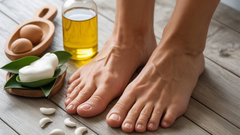 Huile de ricin et soins des pieds : un remède naturel contre les talons fendillés