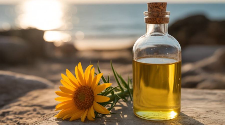 Huile de ricin et coups de soleil : un remède naturel pour apaiser et réparer la peau